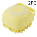Silicone Dog Bath Massage Gloves Grooming Brush for Dogs & Cats