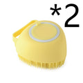 Silicone Dog Bath Massage Gloves Grooming Brush for Dogs & Cats