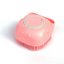 Silicone Dog Bath Massage Gloves Grooming Brush for Dogs & Cats